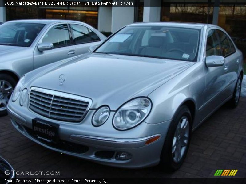 Brilliant Silver Metallic / Ash 2005 Mercedes-Benz E 320 4Matic Sedan