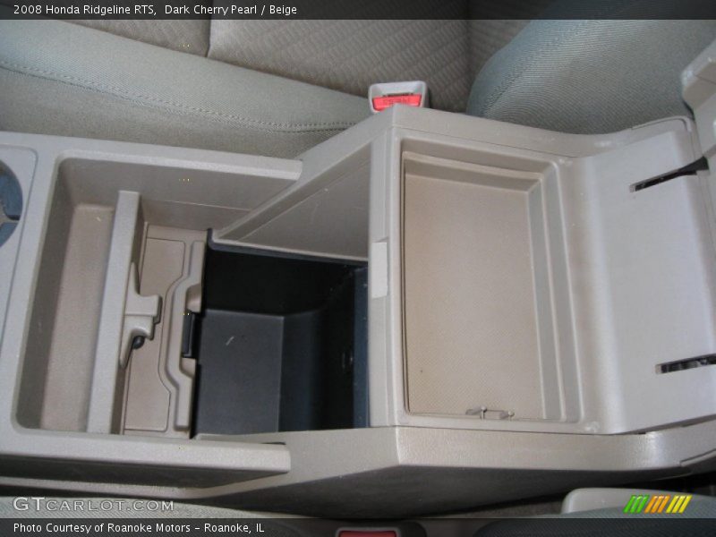Dark Cherry Pearl / Beige 2008 Honda Ridgeline RTS