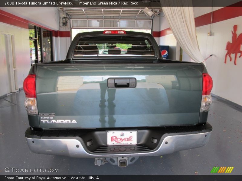 Timberland Green Mica / Red Rock 2008 Toyota Tundra Limited CrewMax