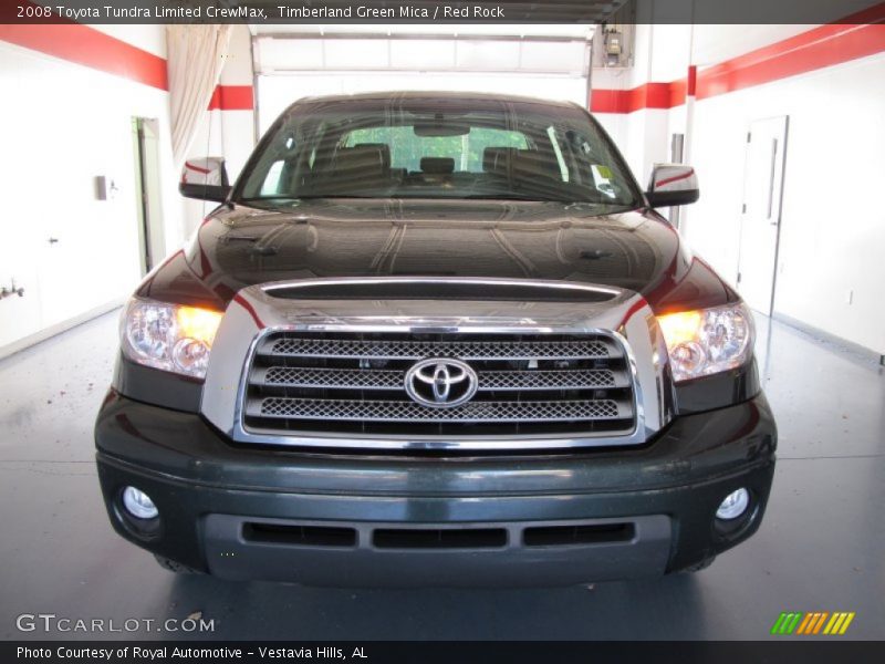 Timberland Green Mica / Red Rock 2008 Toyota Tundra Limited CrewMax