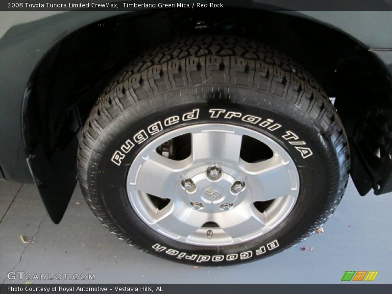 Timberland Green Mica / Red Rock 2008 Toyota Tundra Limited CrewMax
