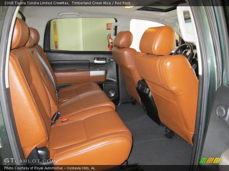 Timberland Green Mica / Red Rock 2008 Toyota Tundra Limited CrewMax