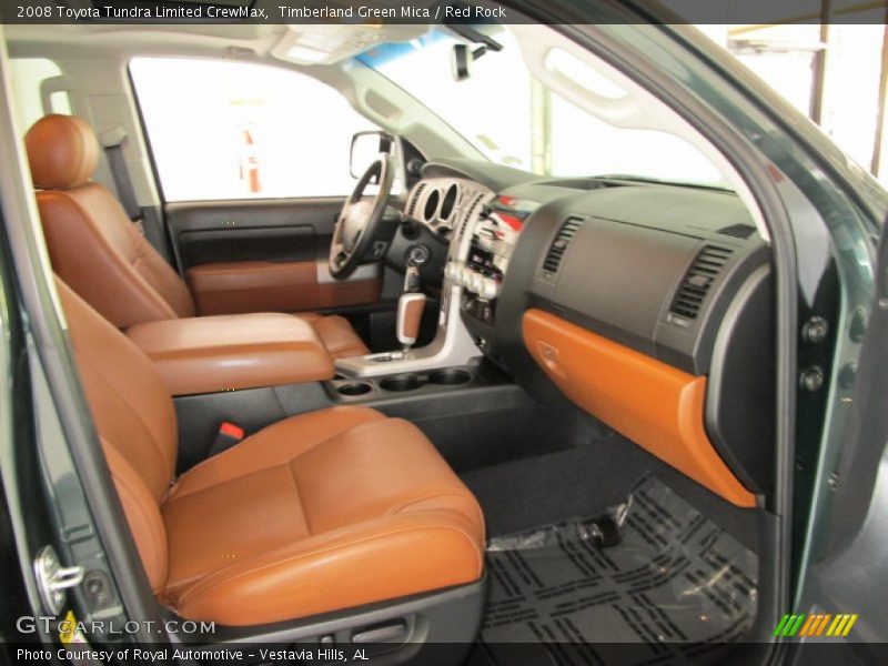 Timberland Green Mica / Red Rock 2008 Toyota Tundra Limited CrewMax
