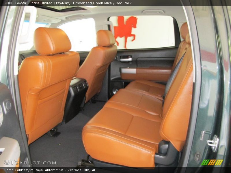 Timberland Green Mica / Red Rock 2008 Toyota Tundra Limited CrewMax