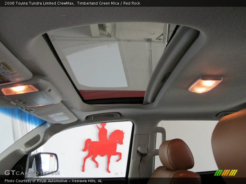 Timberland Green Mica / Red Rock 2008 Toyota Tundra Limited CrewMax