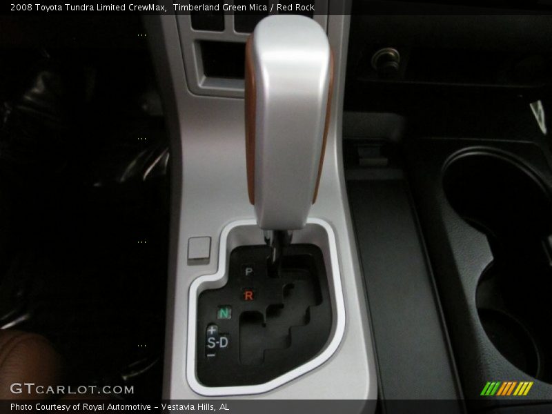 Timberland Green Mica / Red Rock 2008 Toyota Tundra Limited CrewMax