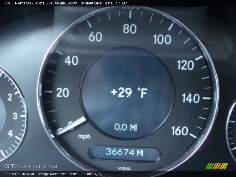 Brilliant Silver Metallic / Ash 2005 Mercedes-Benz E 320 4Matic Sedan