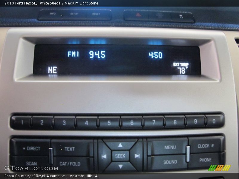 Audio System of 2010 Flex SE