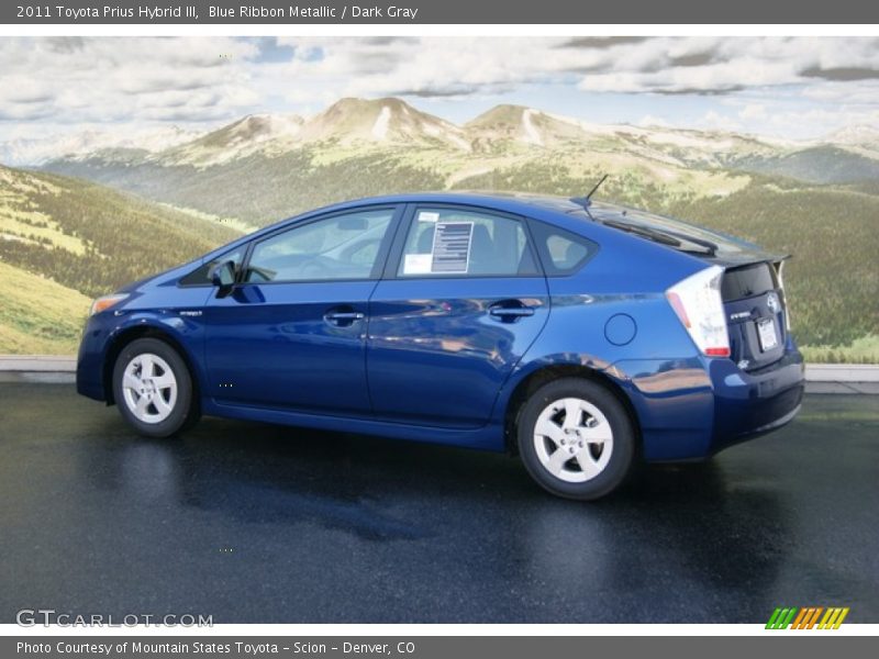 Blue Ribbon Metallic / Dark Gray 2011 Toyota Prius Hybrid III