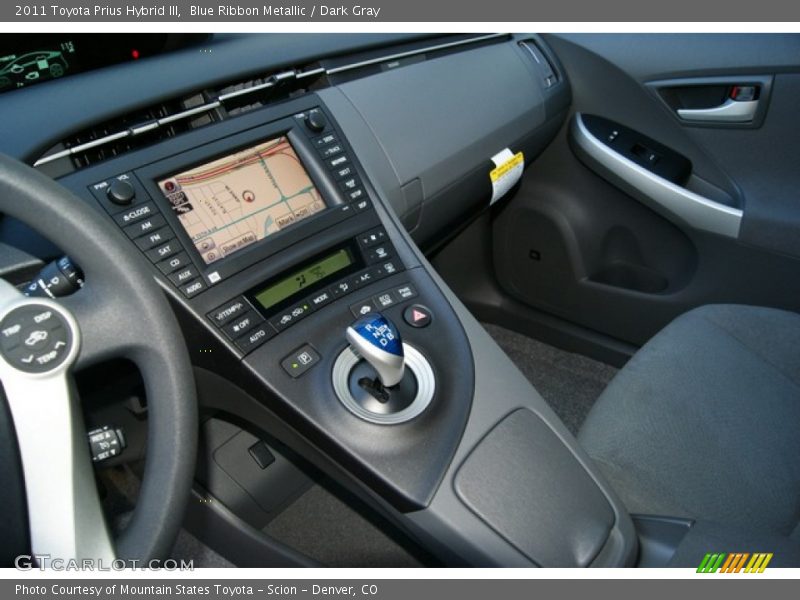 Blue Ribbon Metallic / Dark Gray 2011 Toyota Prius Hybrid III