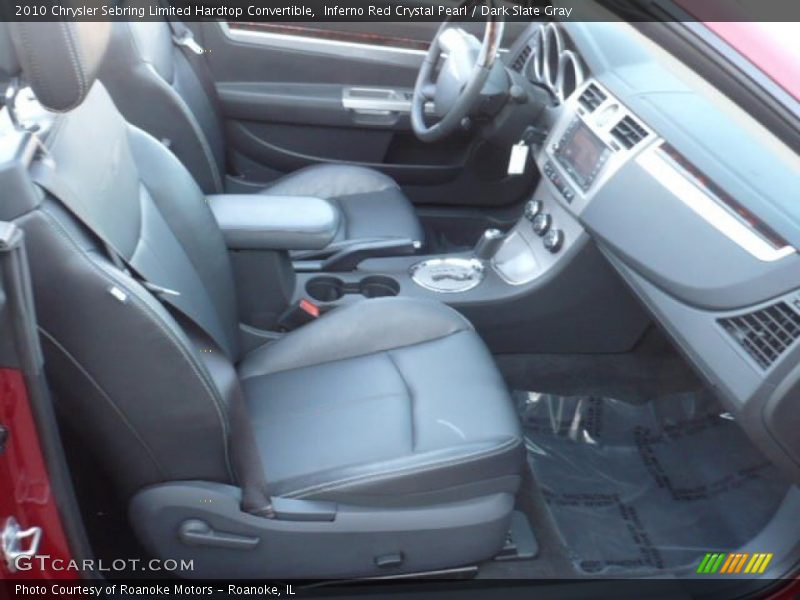 Inferno Red Crystal Pearl / Dark Slate Gray 2010 Chrysler Sebring Limited Hardtop Convertible