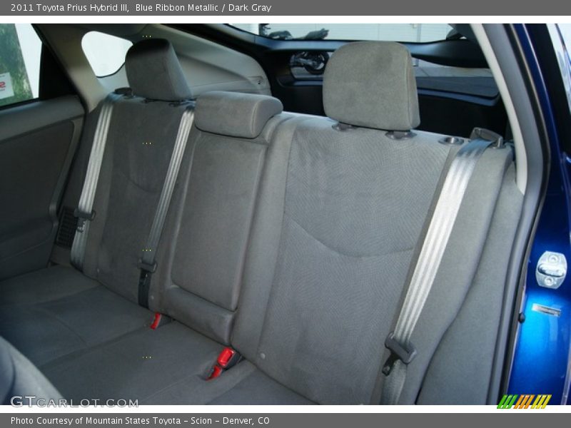 Blue Ribbon Metallic / Dark Gray 2011 Toyota Prius Hybrid III