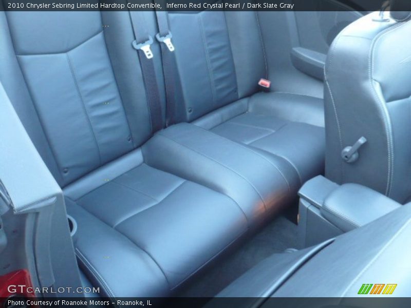 Inferno Red Crystal Pearl / Dark Slate Gray 2010 Chrysler Sebring Limited Hardtop Convertible