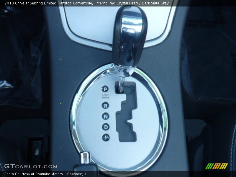  2010 Sebring Limited Hardtop Convertible 6 Speed Autostick Automatic Shifter