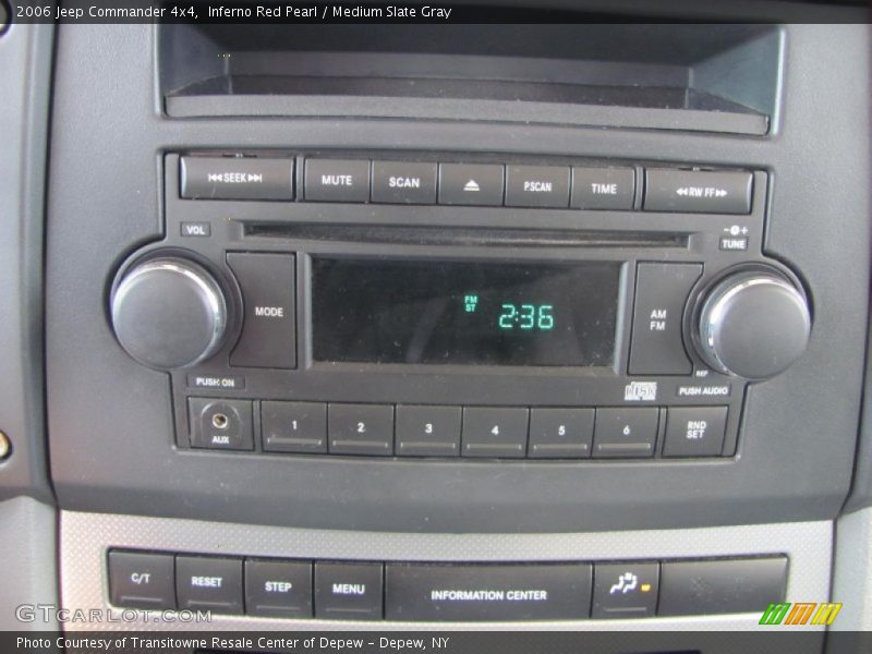 Inferno Red Pearl / Medium Slate Gray 2006 Jeep Commander 4x4