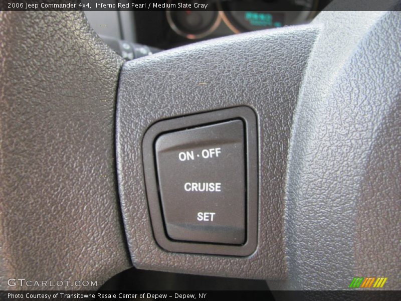 Inferno Red Pearl / Medium Slate Gray 2006 Jeep Commander 4x4