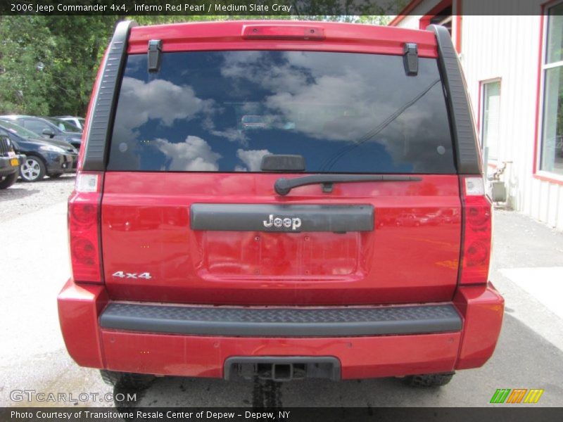 Inferno Red Pearl / Medium Slate Gray 2006 Jeep Commander 4x4
