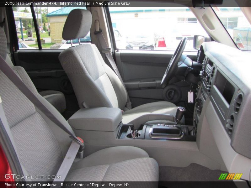 Inferno Red Pearl / Medium Slate Gray 2006 Jeep Commander 4x4