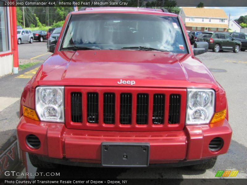 Inferno Red Pearl / Medium Slate Gray 2006 Jeep Commander 4x4