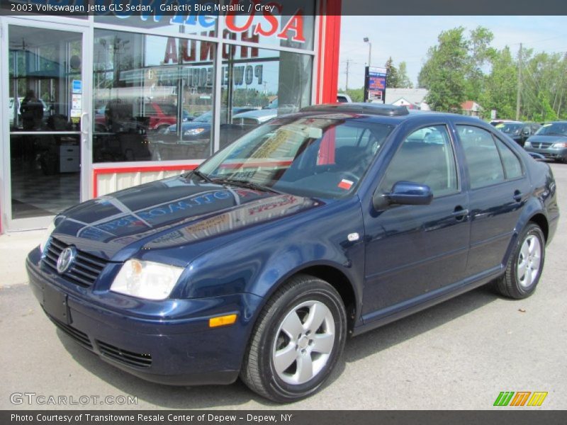 Galactic Blue Metallic / Grey 2003 Volkswagen Jetta GLS Sedan