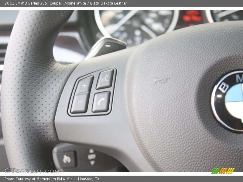 Alpine White / Black Dakota Leather 2011 BMW 3 Series 335i Coupe