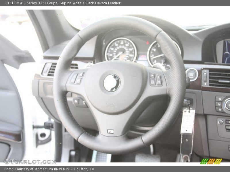 Alpine White / Black Dakota Leather 2011 BMW 3 Series 335i Coupe