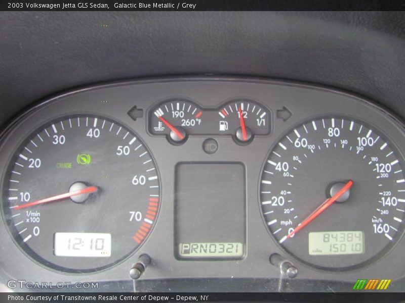 Galactic Blue Metallic / Grey 2003 Volkswagen Jetta GLS Sedan
