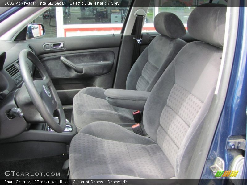 Galactic Blue Metallic / Grey 2003 Volkswagen Jetta GLS Sedan