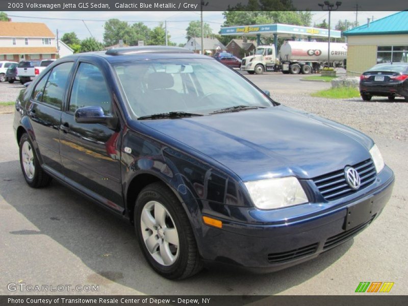 Galactic Blue Metallic / Grey 2003 Volkswagen Jetta GLS Sedan