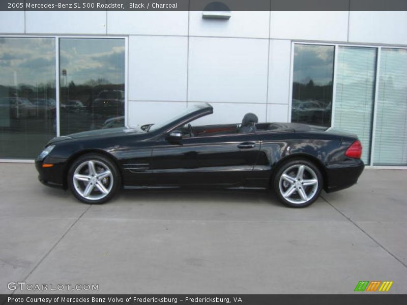 Black / Charcoal 2005 Mercedes-Benz SL 500 Roadster