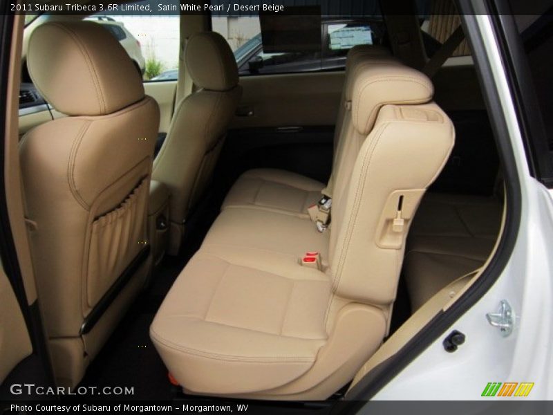 Satin White Pearl / Desert Beige 2011 Subaru Tribeca 3.6R Limited