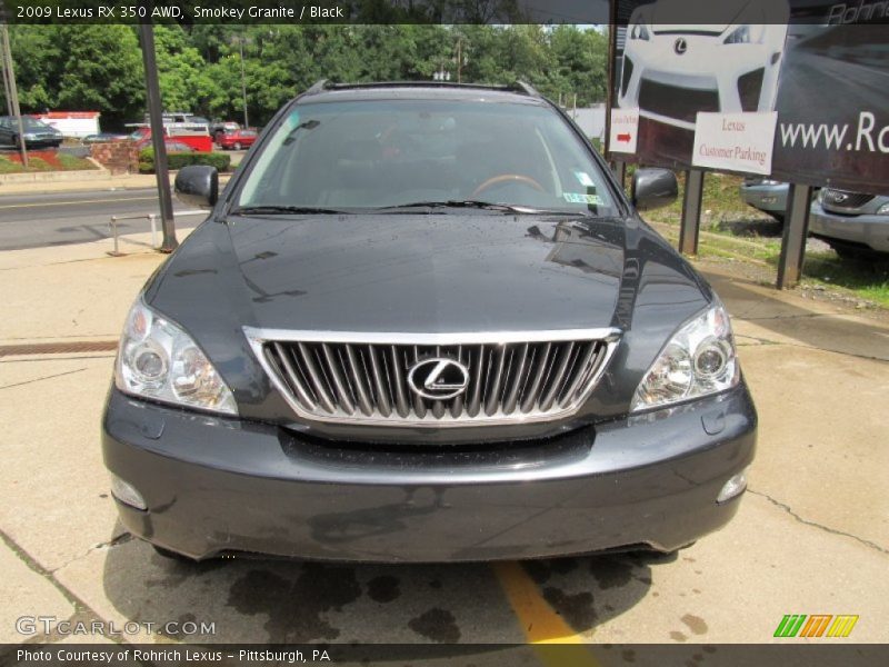 Smokey Granite / Black 2009 Lexus RX 350 AWD