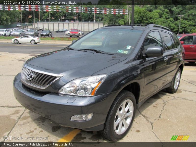 Smokey Granite / Black 2009 Lexus RX 350 AWD