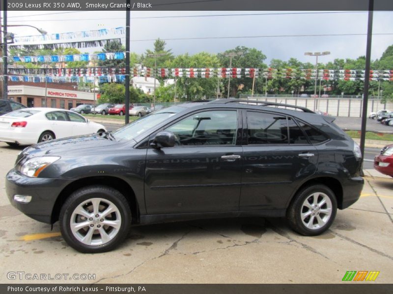 Smokey Granite / Black 2009 Lexus RX 350 AWD