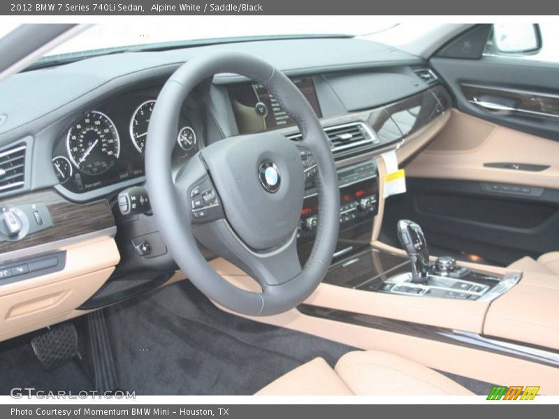 Dashboard of 2012 7 Series 740Li Sedan