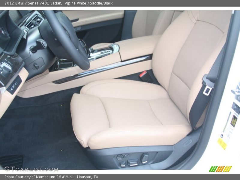  2012 7 Series 740Li Sedan Saddle/Black Interior
