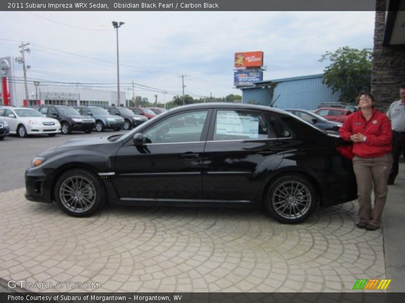 Obsidian Black Pearl / Carbon Black 2011 Subaru Impreza WRX Sedan