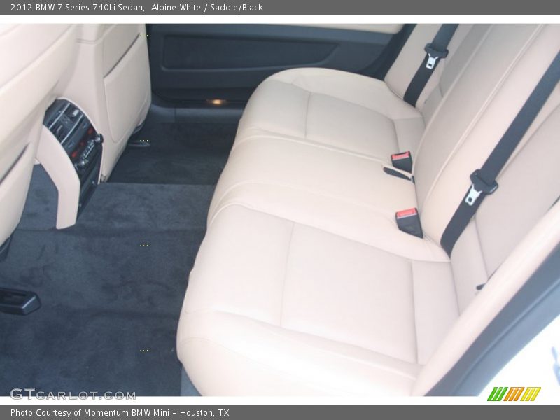  2012 7 Series 740Li Sedan Saddle/Black Interior