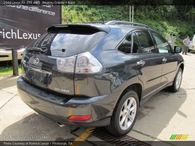 Smokey Granite / Black 2009 Lexus RX 350 AWD