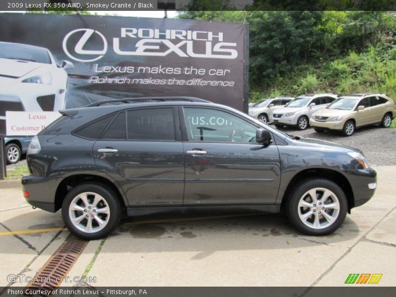 Smokey Granite / Black 2009 Lexus RX 350 AWD