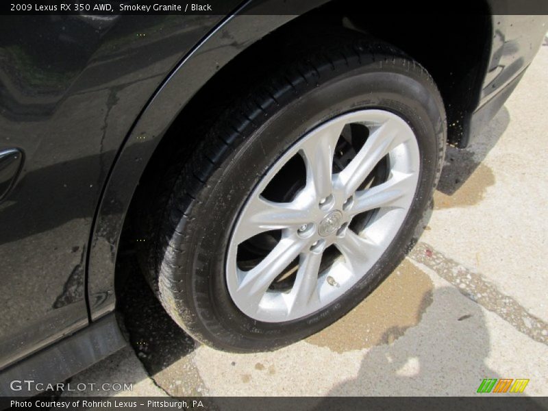 Smokey Granite / Black 2009 Lexus RX 350 AWD