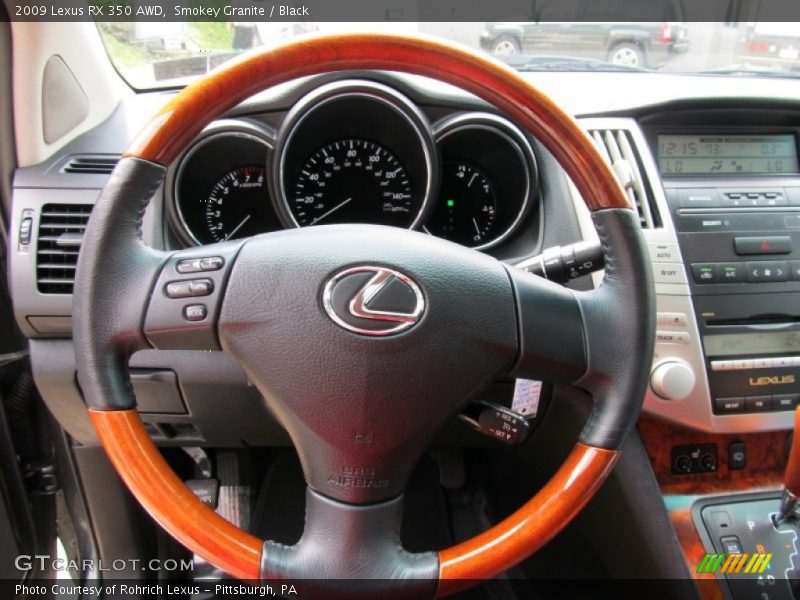 Smokey Granite / Black 2009 Lexus RX 350 AWD