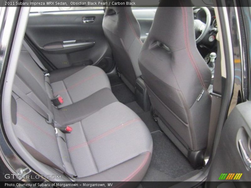  2011 Impreza WRX Sedan Carbon Black Interior