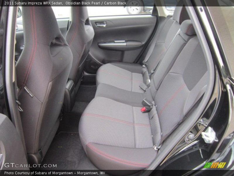  2011 Impreza WRX Sedan Carbon Black Interior