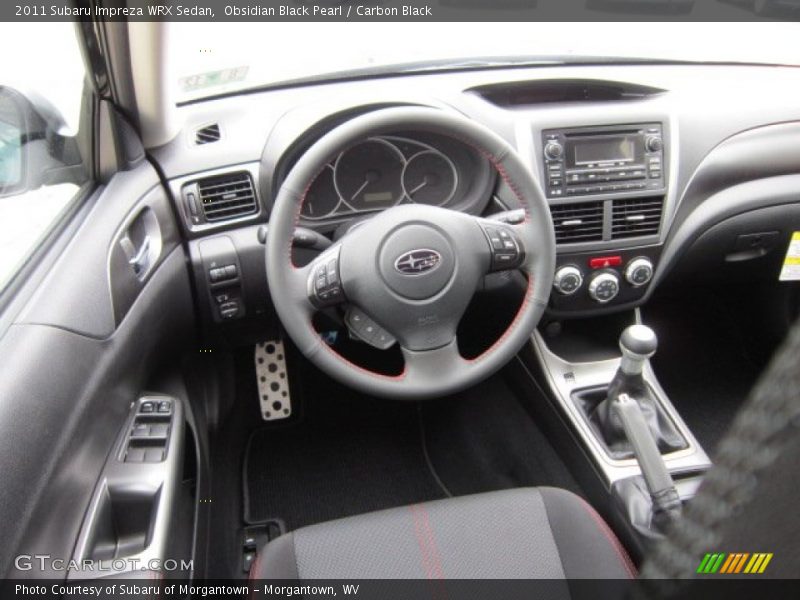 Dashboard of 2011 Impreza WRX Sedan