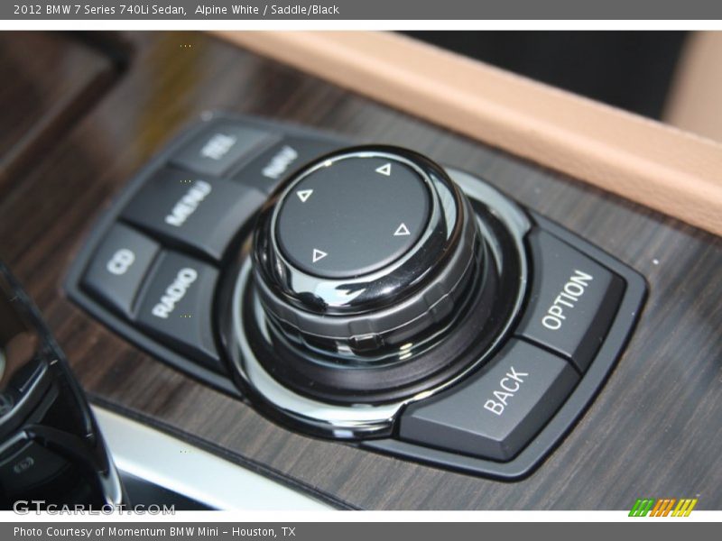 Controls of 2012 7 Series 740Li Sedan