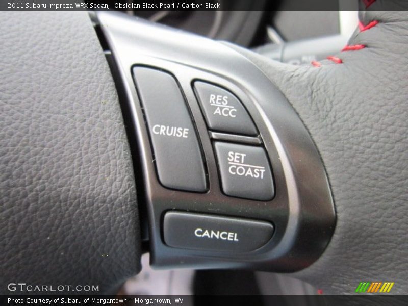 Controls of 2011 Impreza WRX Sedan