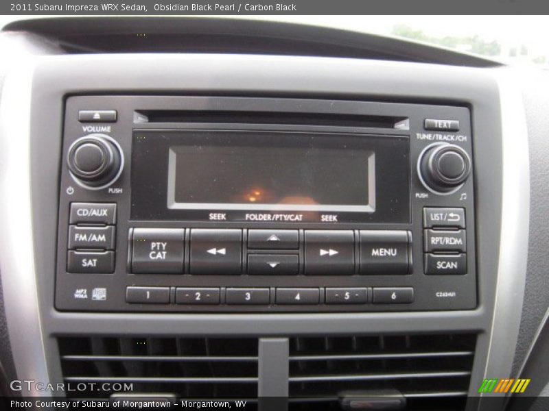 Audio System of 2011 Impreza WRX Sedan