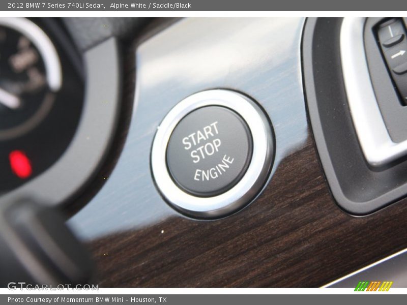 Controls of 2012 7 Series 740Li Sedan