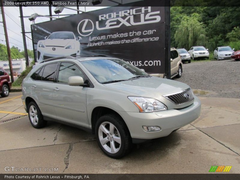 Bamboo Pearl / Ivory 2008 Lexus RX 350 AWD